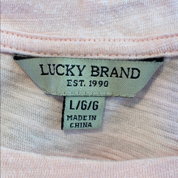 LUCKY BRAND Tie Side Tee Youth L - Picture 3 of 3